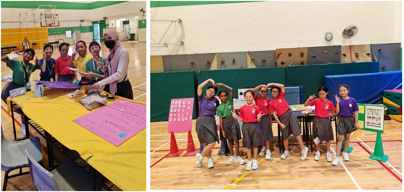 Students preparing their booths for Celebrating OWLETS 2026